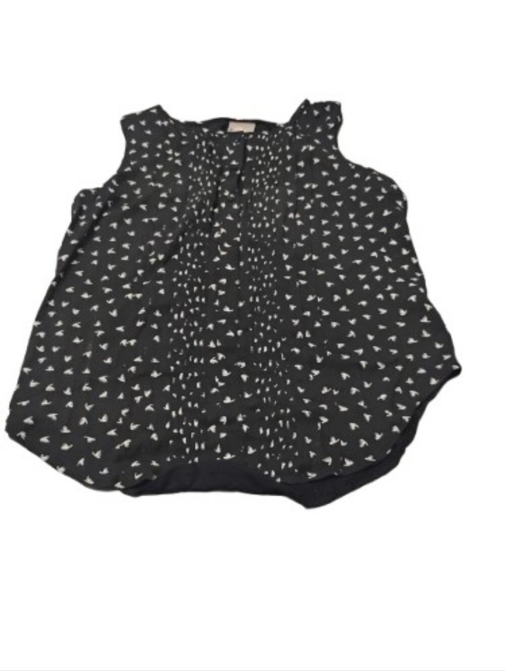 Anthropologie Dolan Left Coast Jules Sleeveless Pintuck Blouse Top Sz M